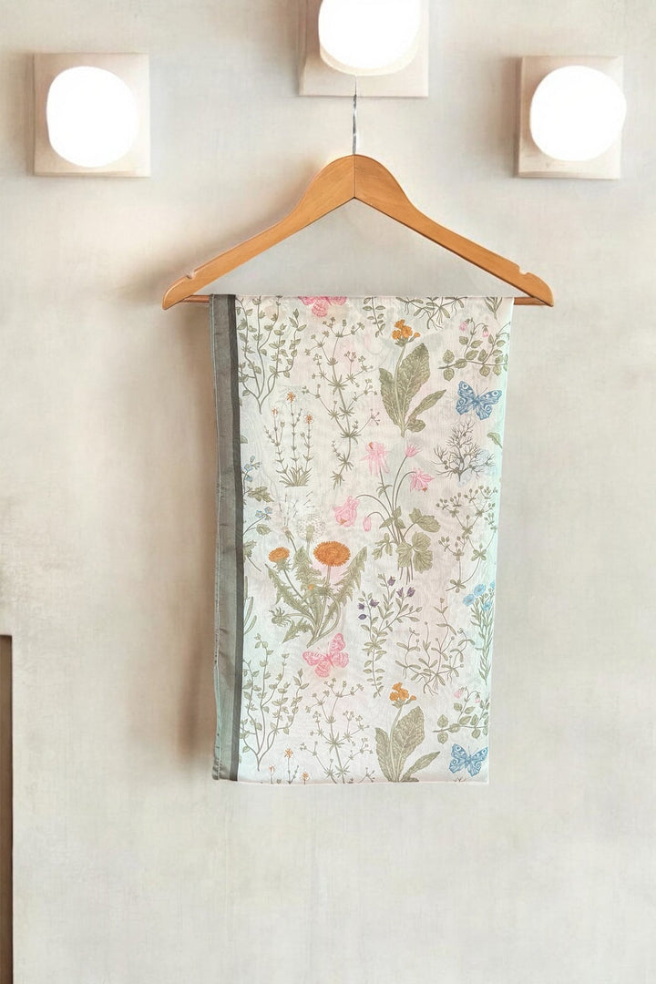 Printed Scarf - 24 - Peach Republic