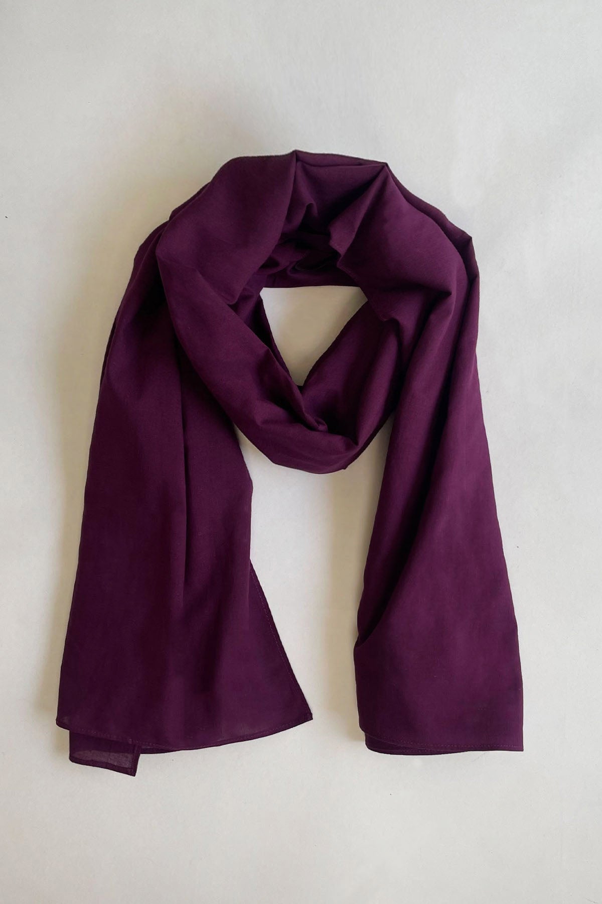 Purple Cambric Scarf - Peach Republic