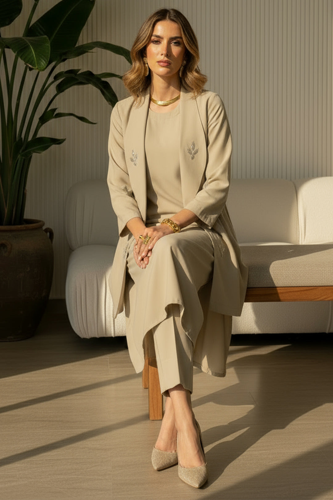 3 Pcs Layered Dress - 001