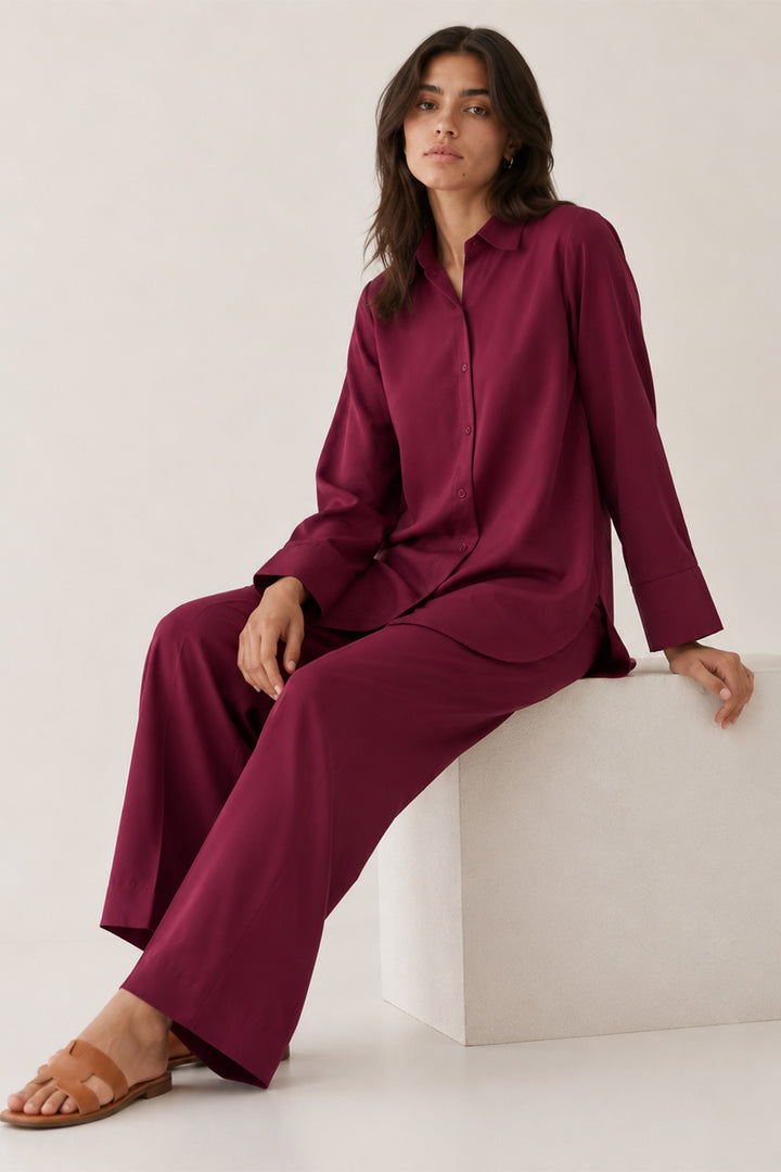 Maroon Co-ord Set 02