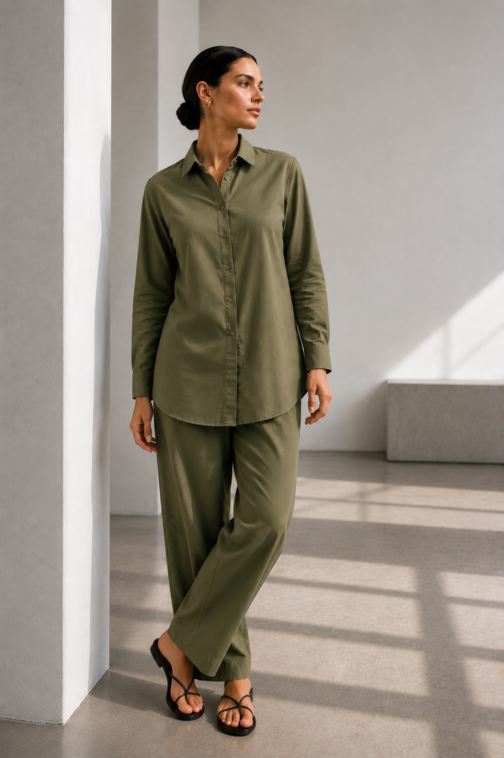 Button-Down Co Ord Set