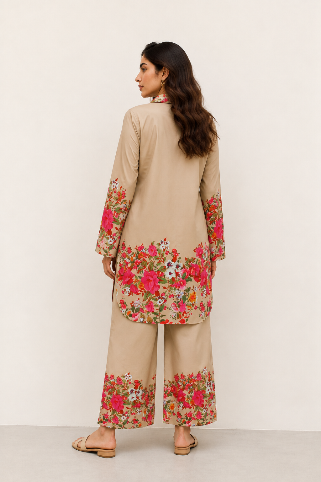 2 Piece - Printed Suit-14