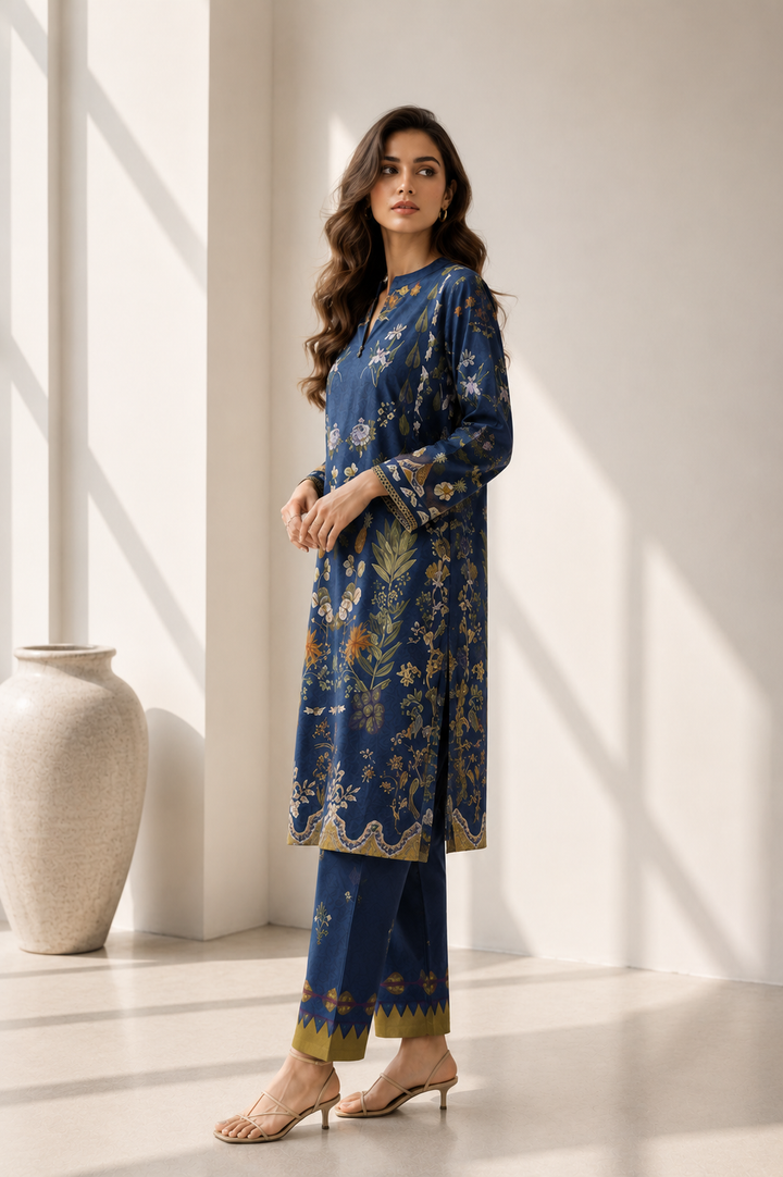2 Piece Printed  Suit - 56