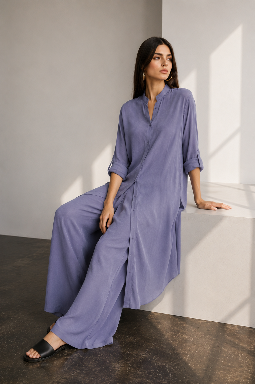 Cloud Blue Co-Ord Set - 02