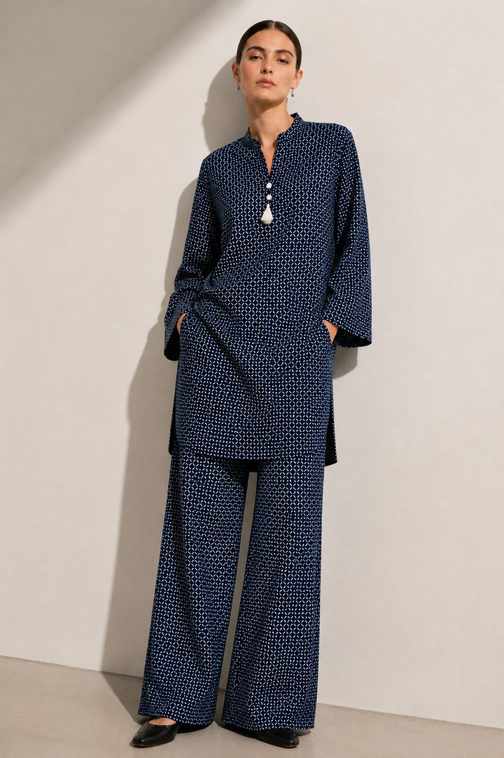 Printed Geometric Co-Ord Set 03
