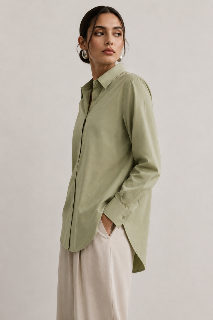 Mint Cambric Top - 01