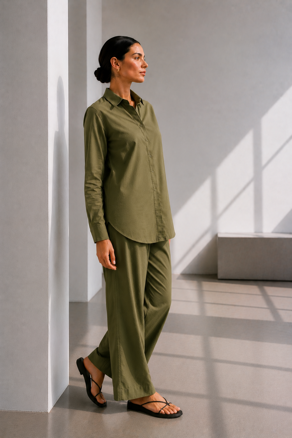 Button-Down Co Ord Set