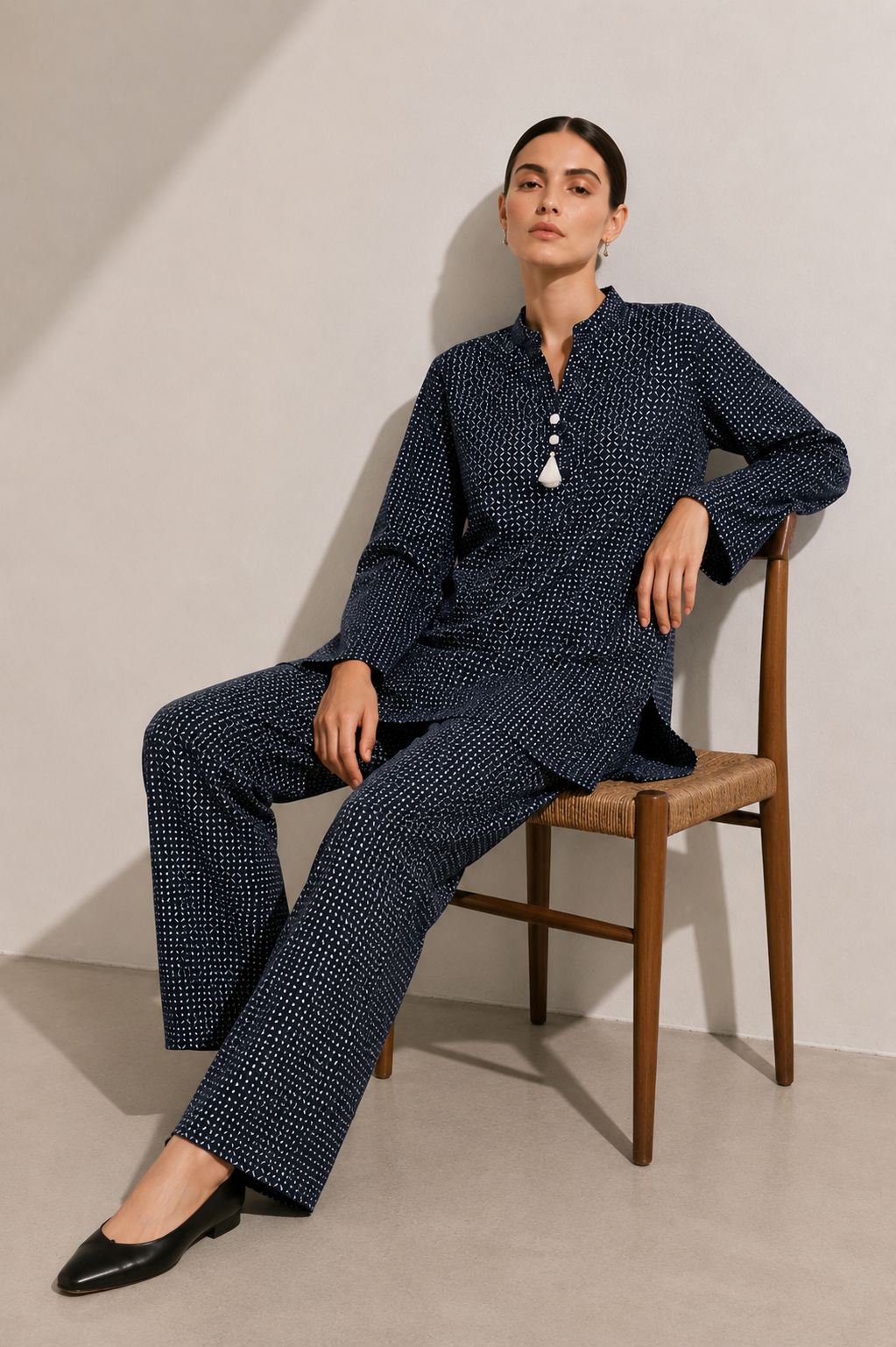 Printed Geometric Co-Ord Set 03