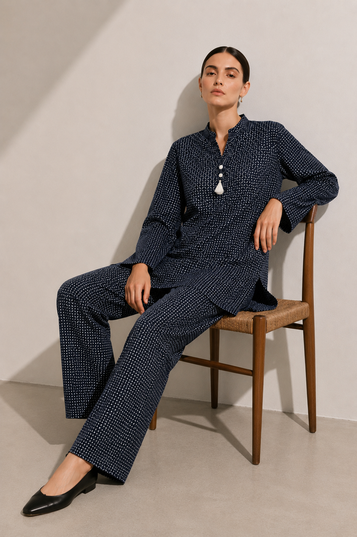 Printed Geometric Co-Ord Set 03