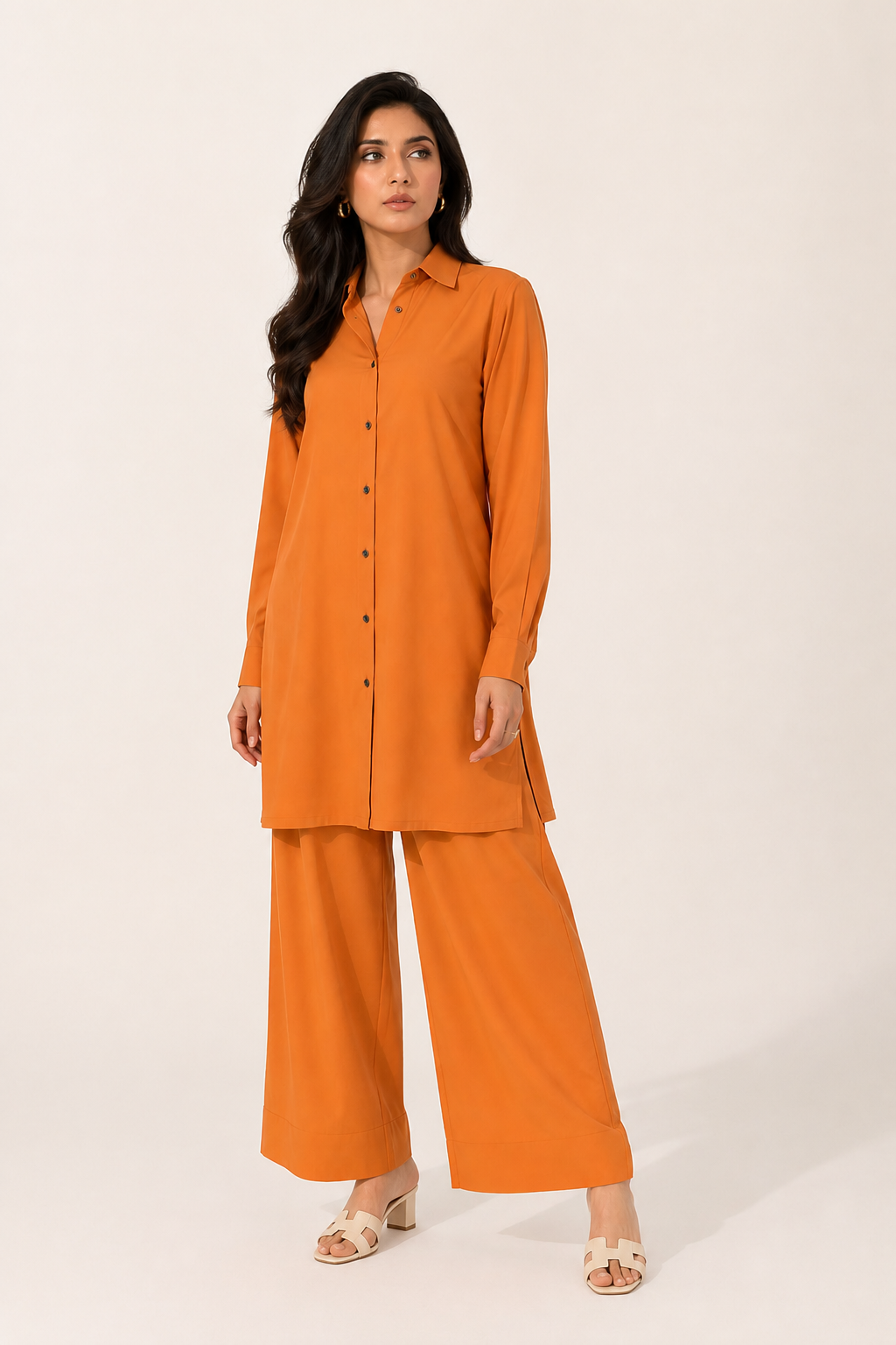 Mustard Tunic Grip Dress