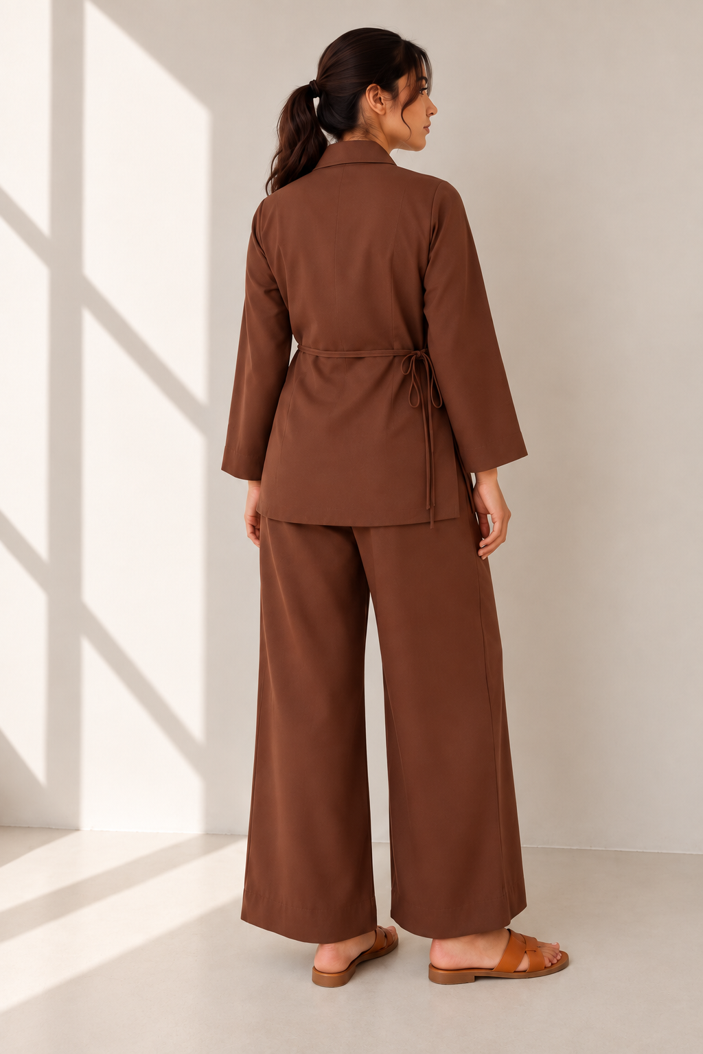 Dark Brown Wrap Set