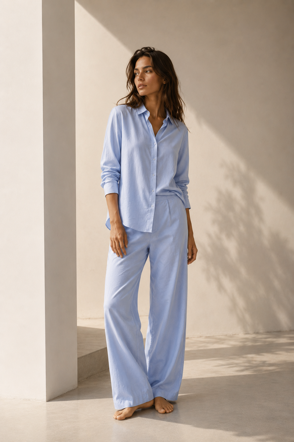 Sky blue Co Ord Set