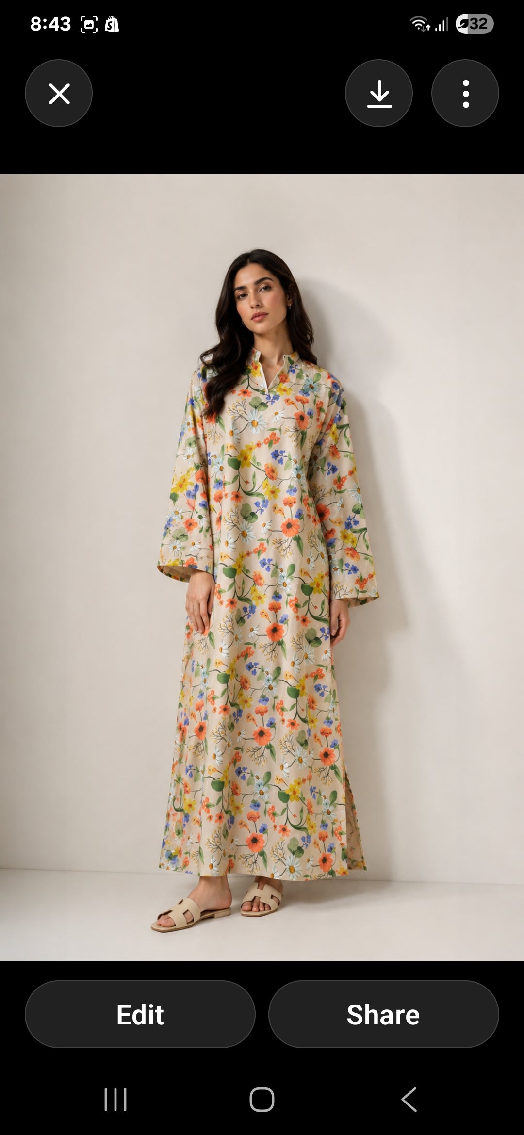 Floral Reverie Kaftan