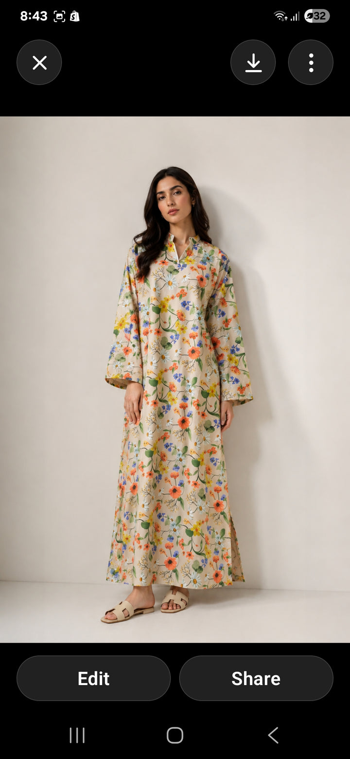 Floral Reverie Kaftan