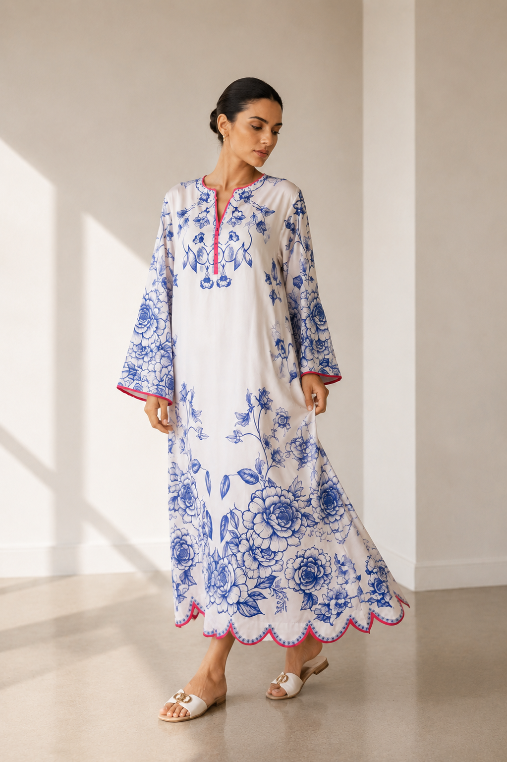 Floral Ivory Dress