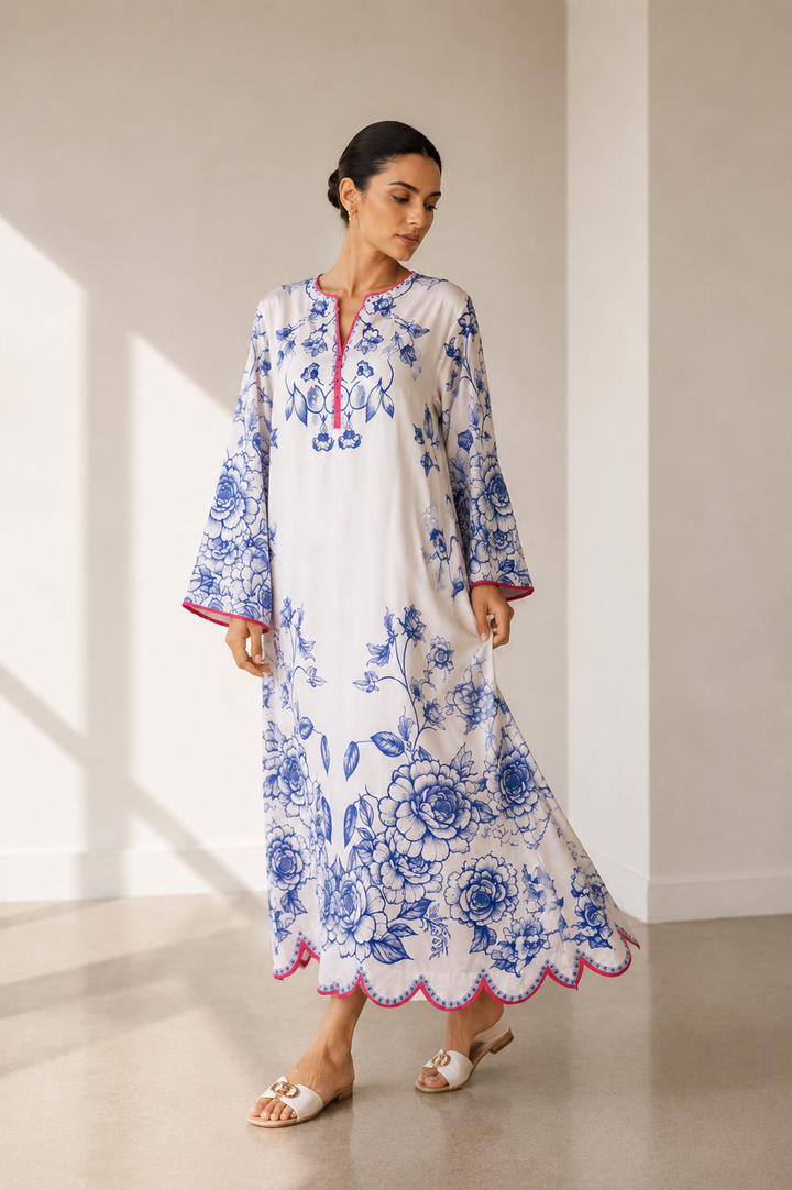 Floral Ivory Dress