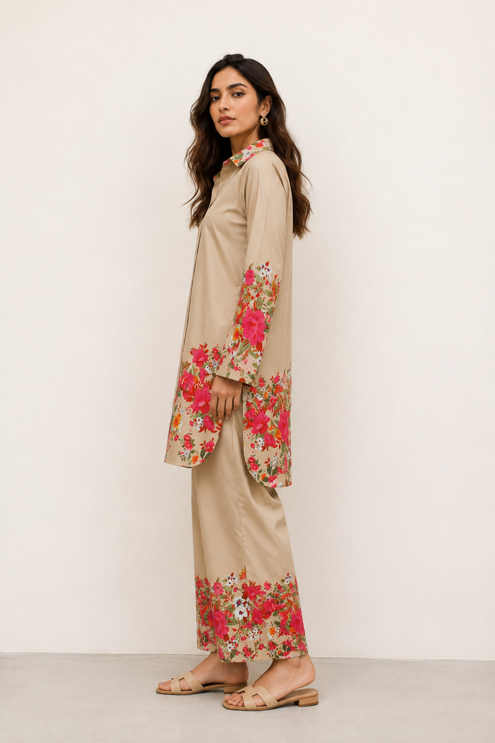 2 Piece - Printed Suit-14