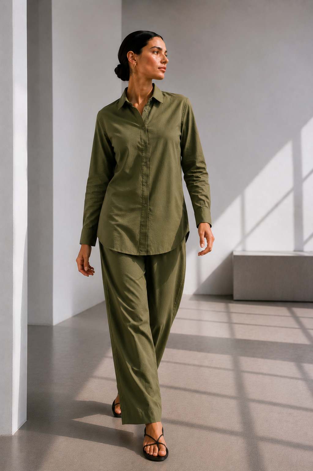 Button-Down Co Ord Set