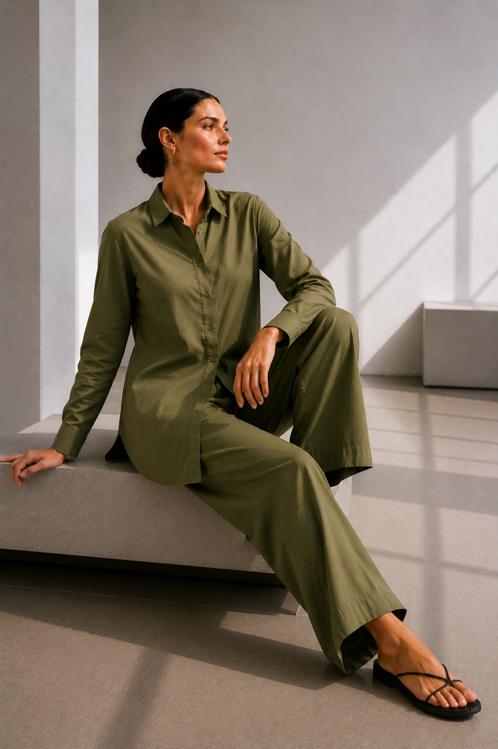 Button-Down Co Ord Set