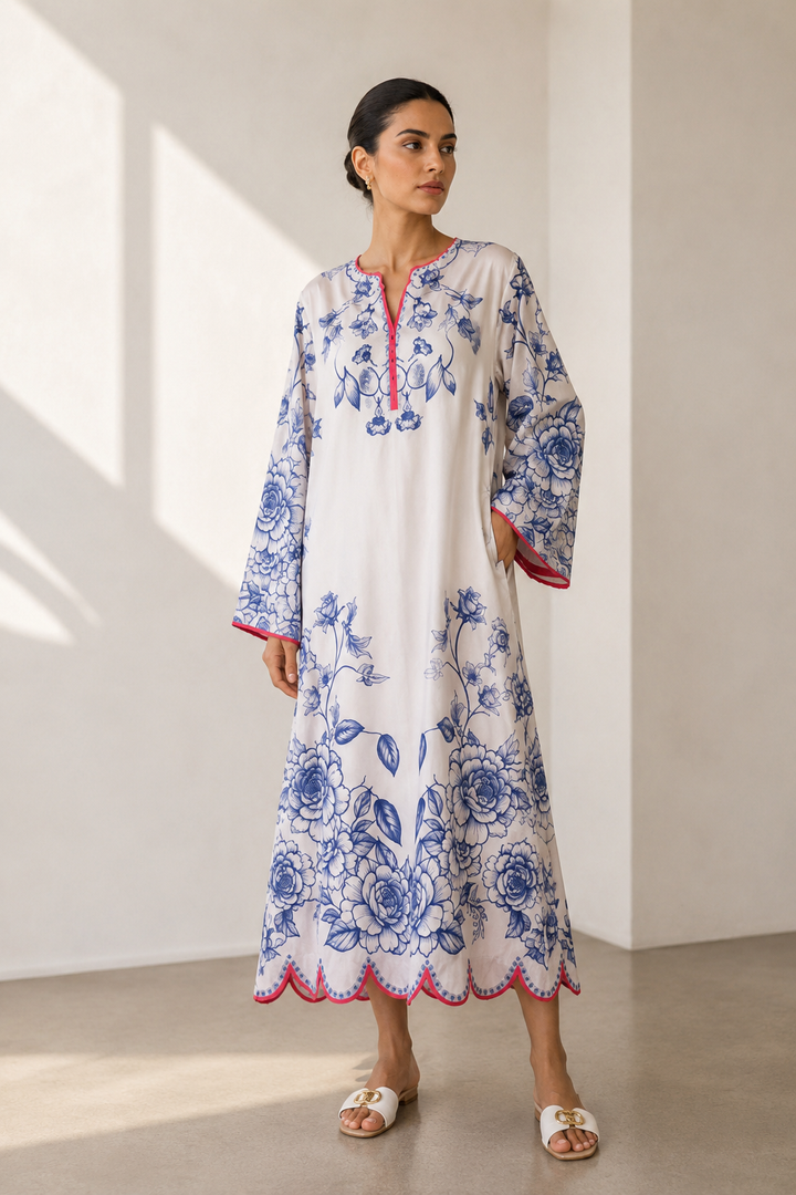 Floral Ivory Dress