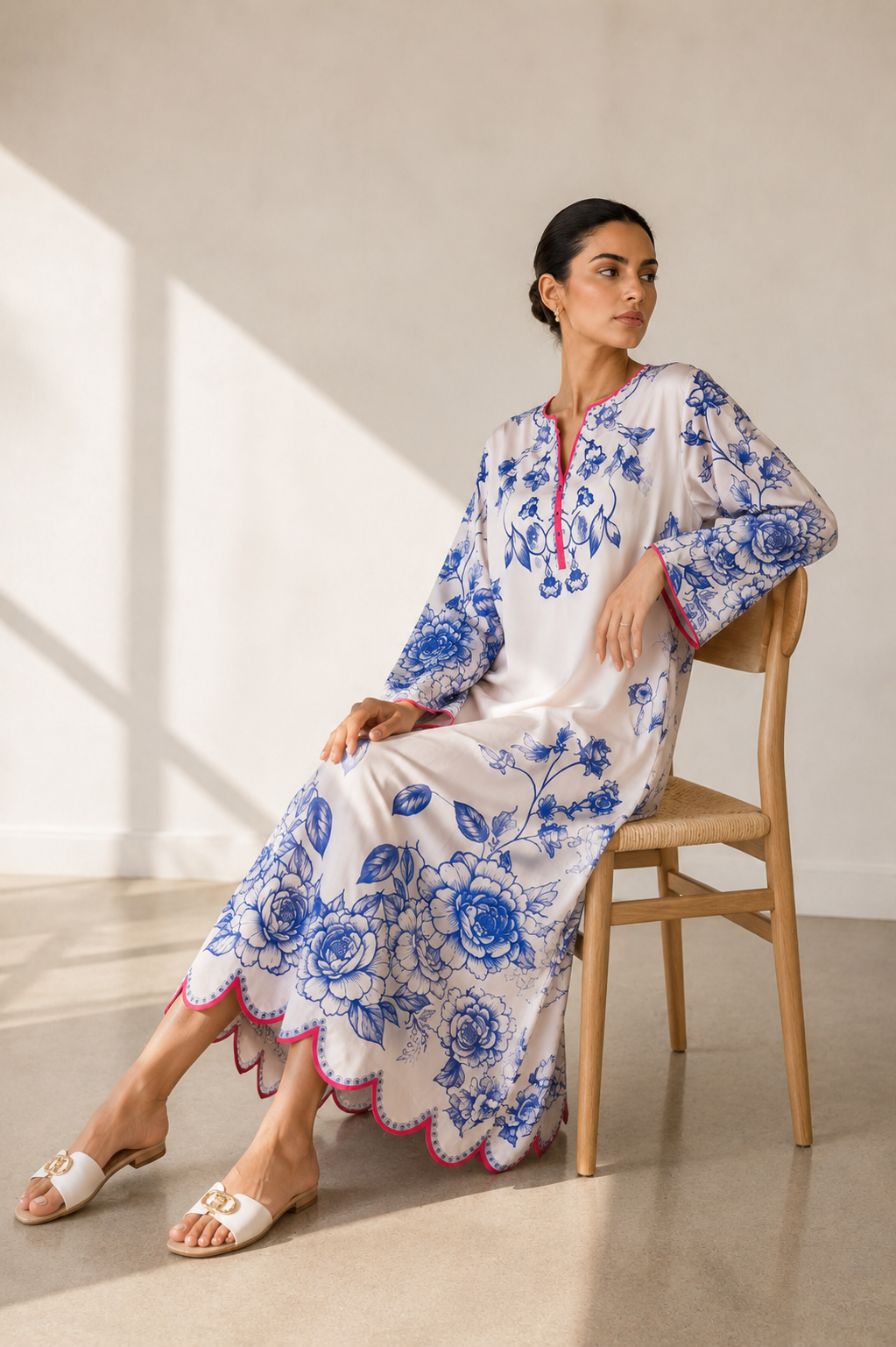 Floral Ivory Dress