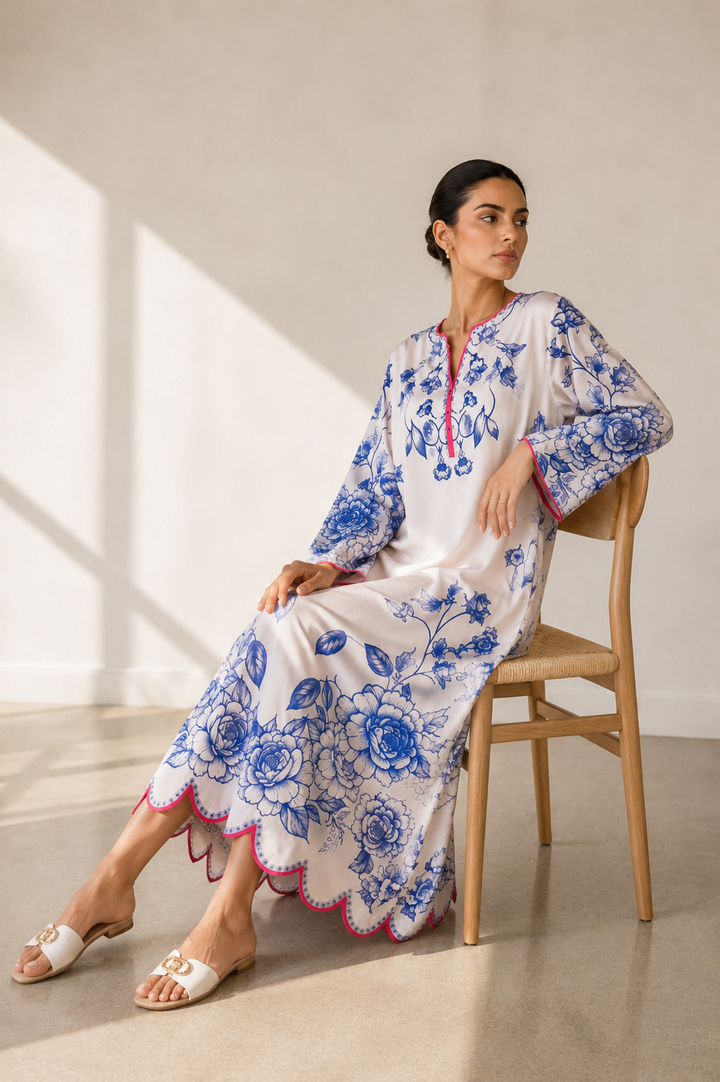 Floral Ivory Dress