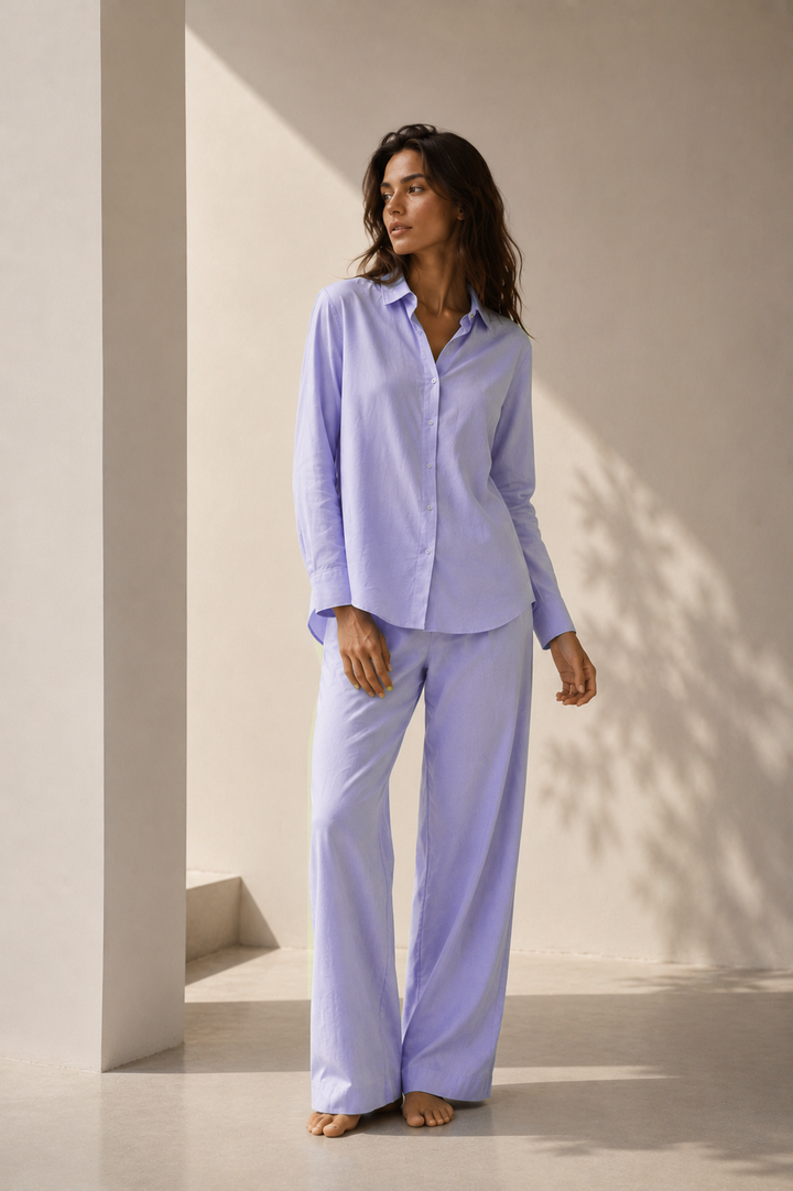 Lilac Cambric Top