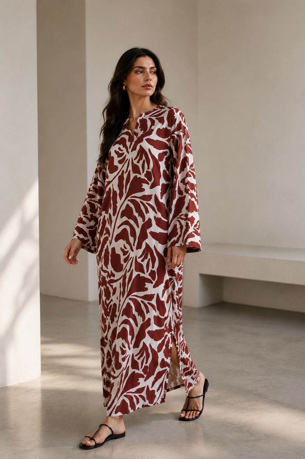 Terracotta Flow Dress