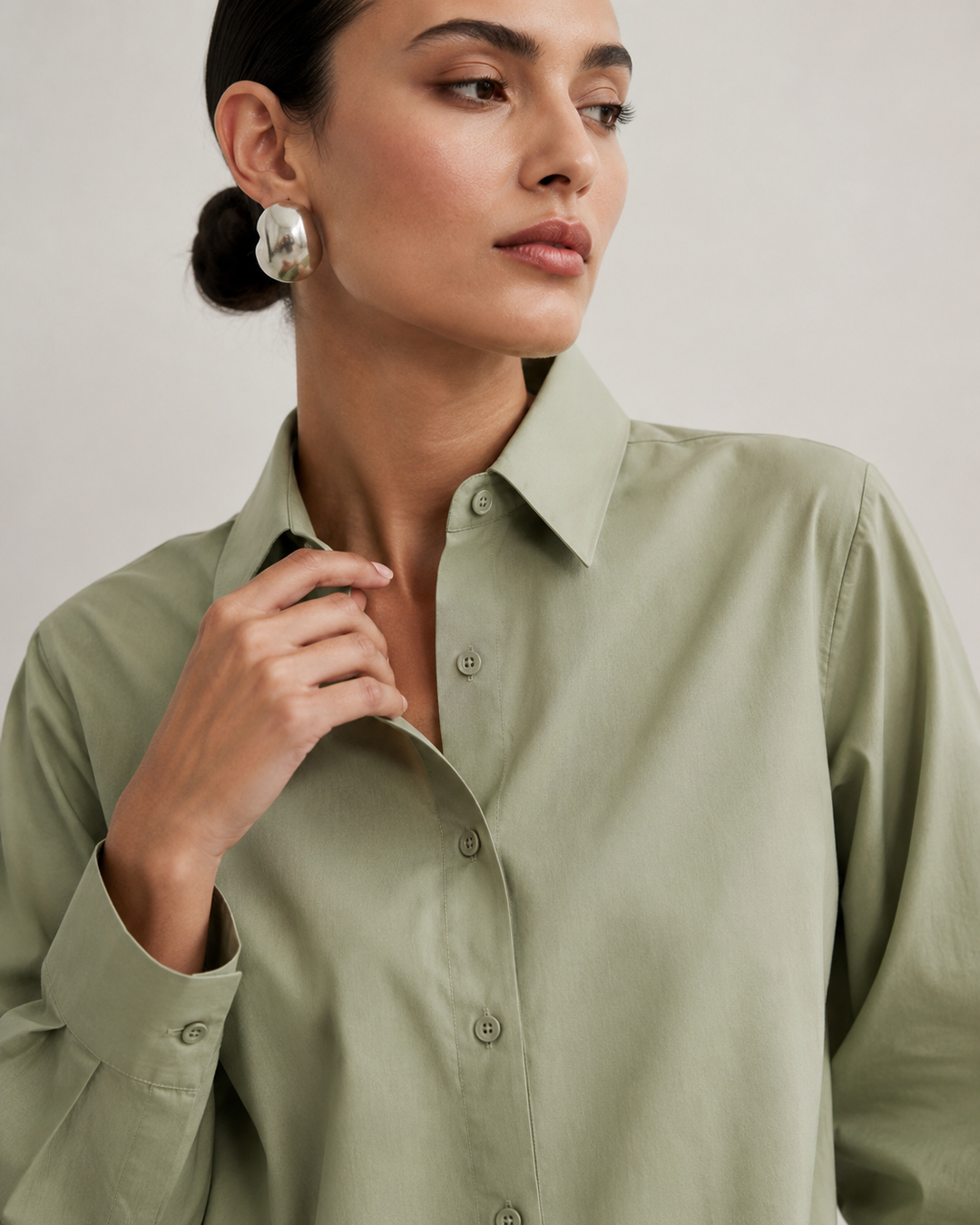Mint Cambric Top - 01