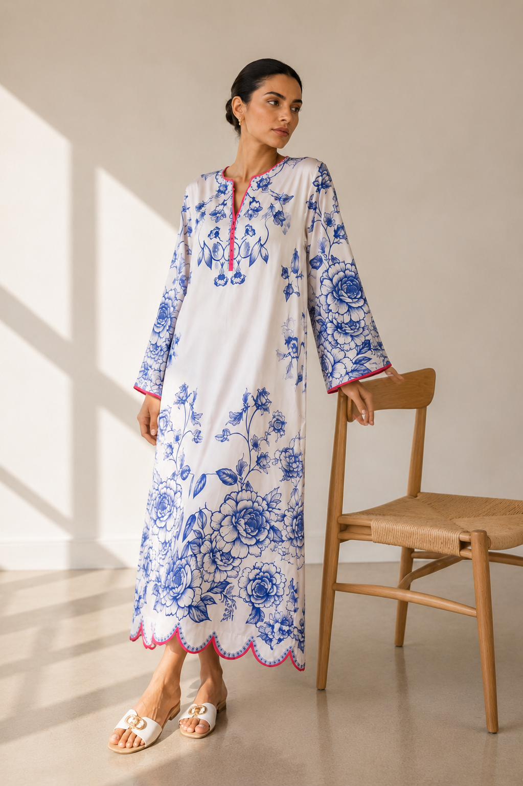 Floral Ivory Dress