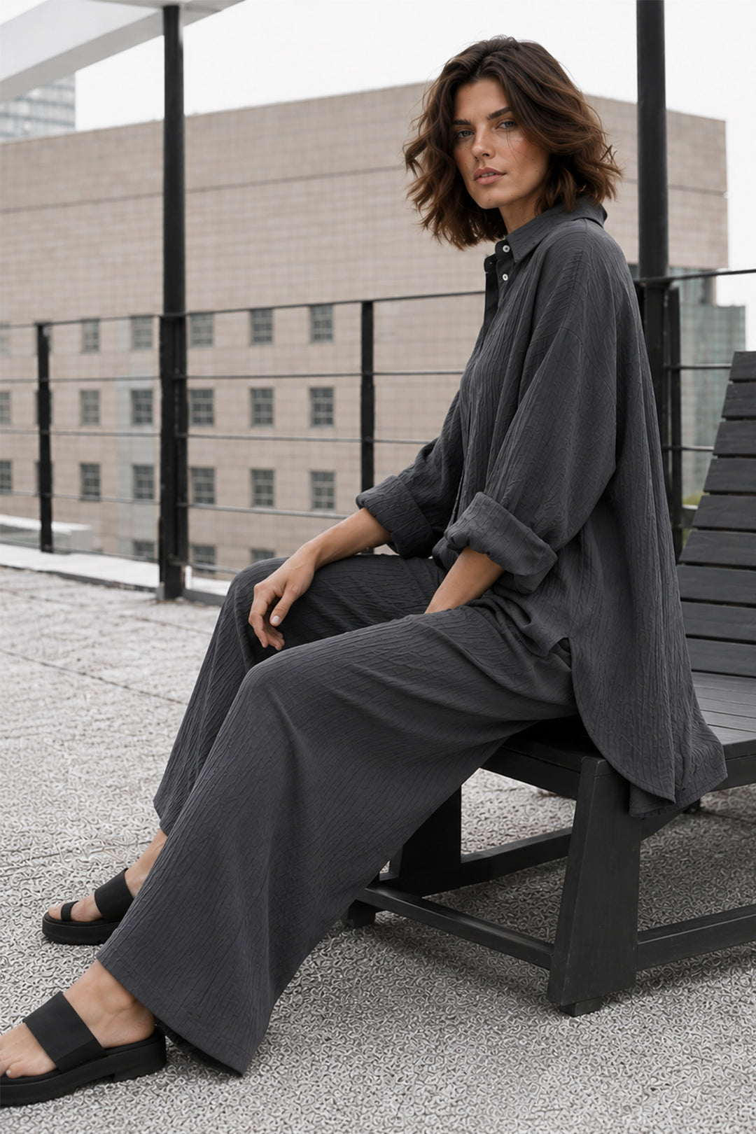 Charcoal Grey Co-ord Set