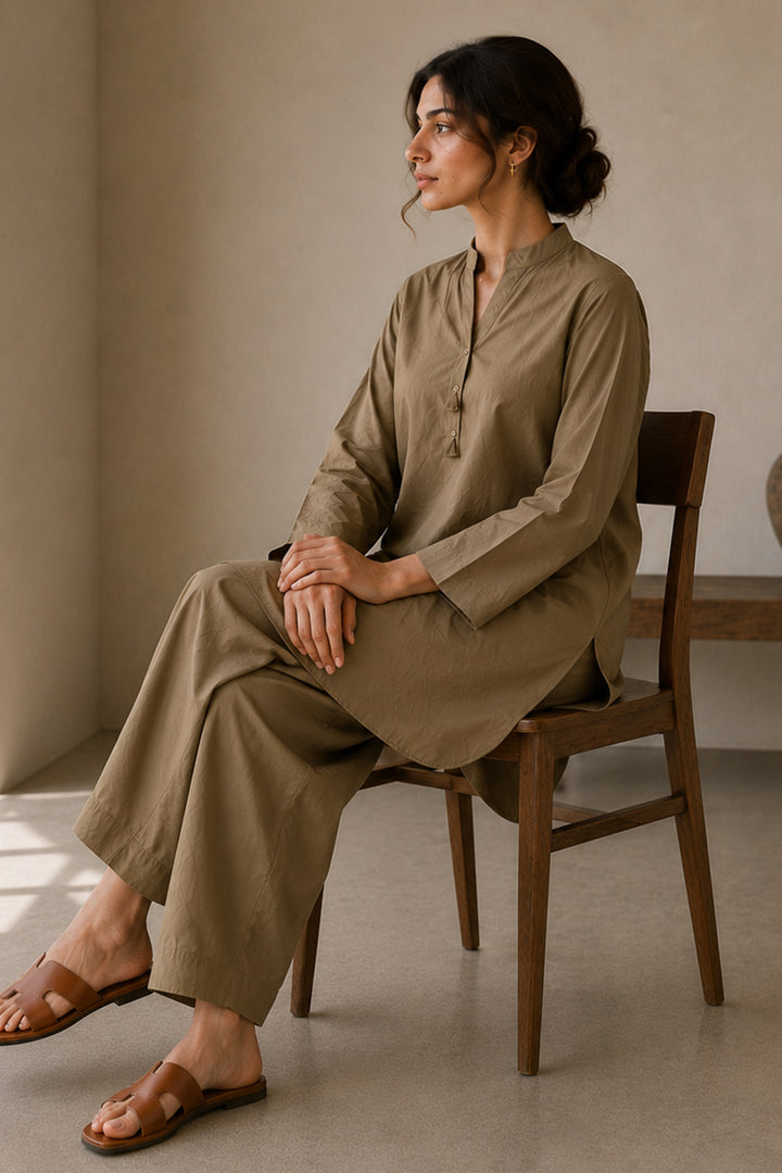 BASIL CAMBRIC CO-ORD SET