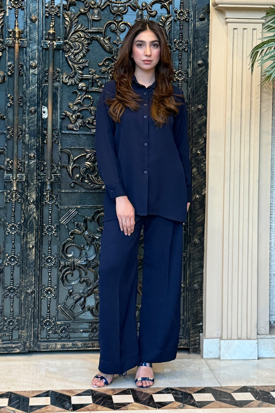 Navy Blue Co-ord Set