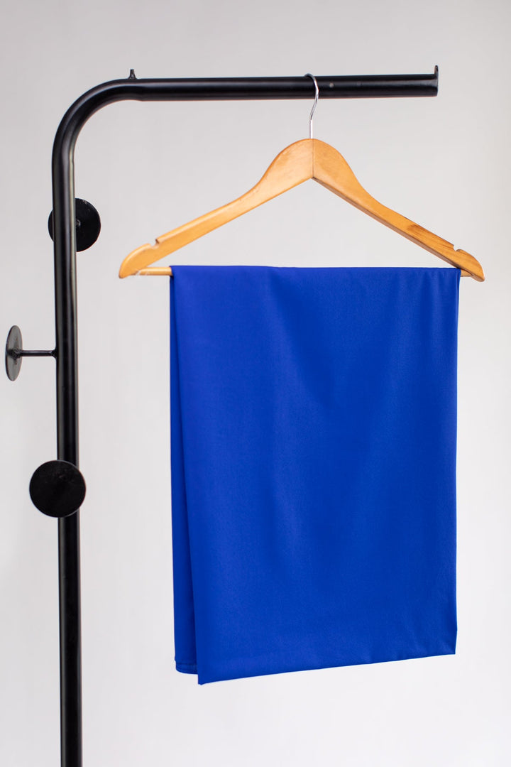 Sapphire Blue Plain Scarf - Peach Republic
