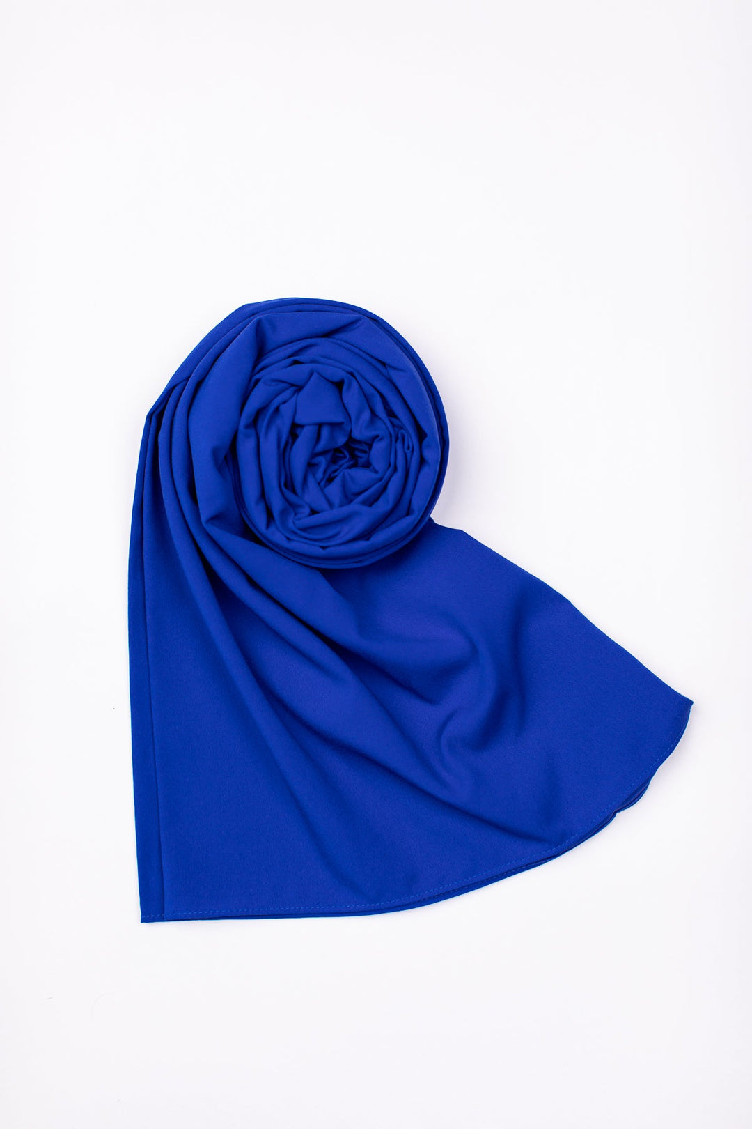 Sapphire Blue Plain Scarf - Peach Republic