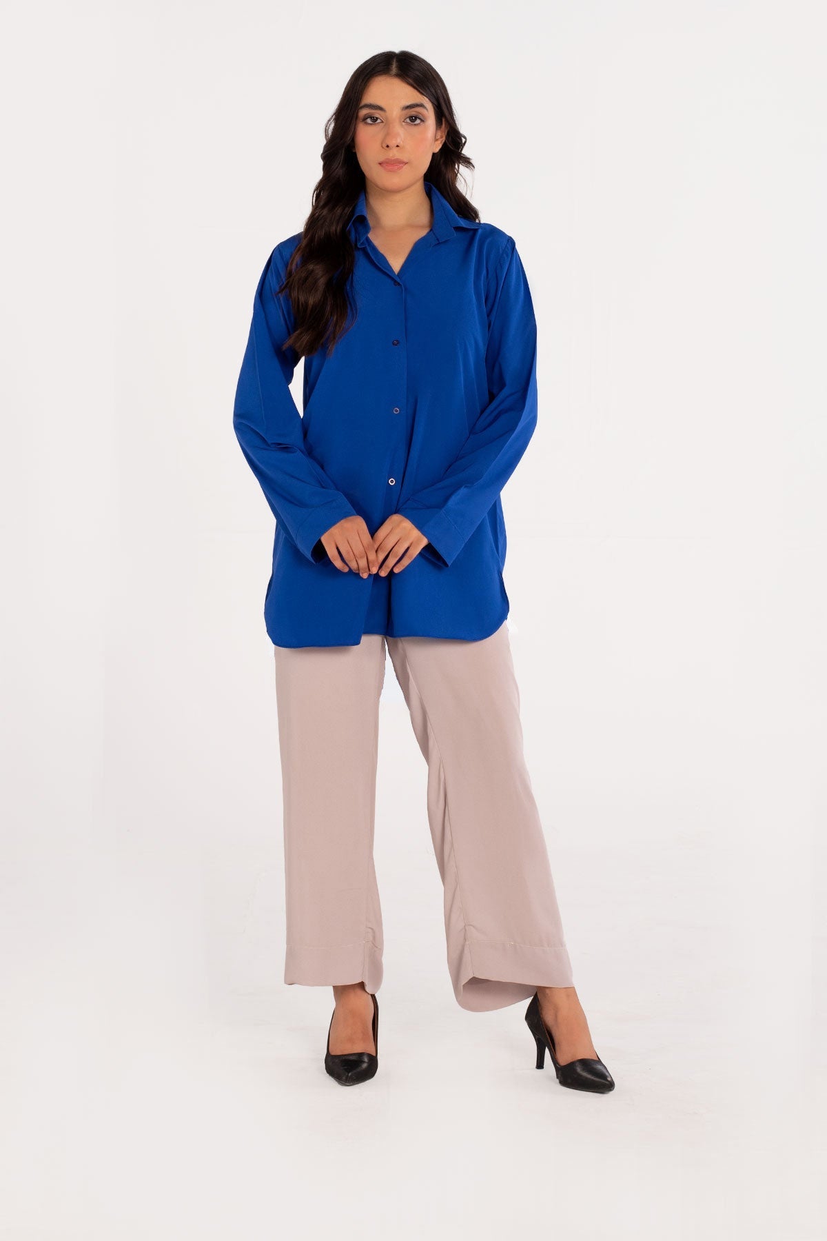 Sapphire Blue Top - Peach Republic