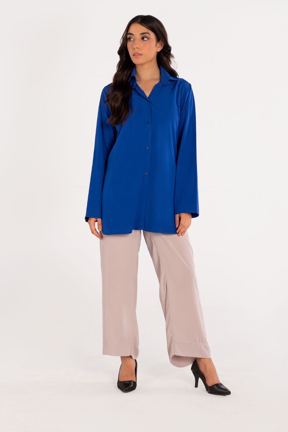 Sapphire Blue Top - Peach Republic