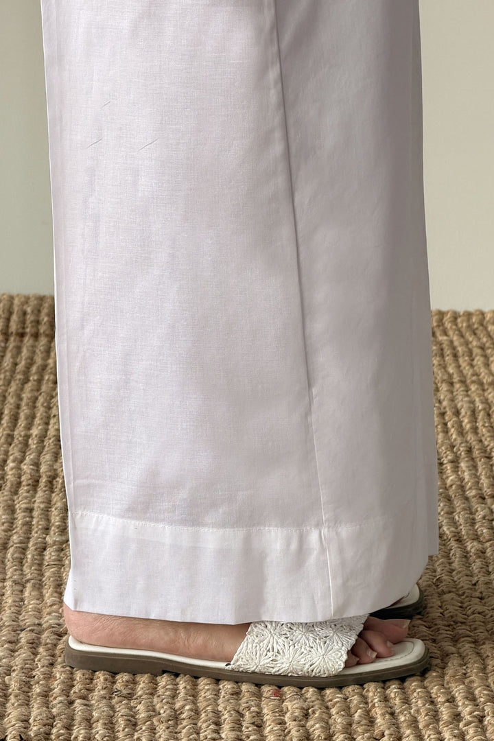 White Plain Trouser