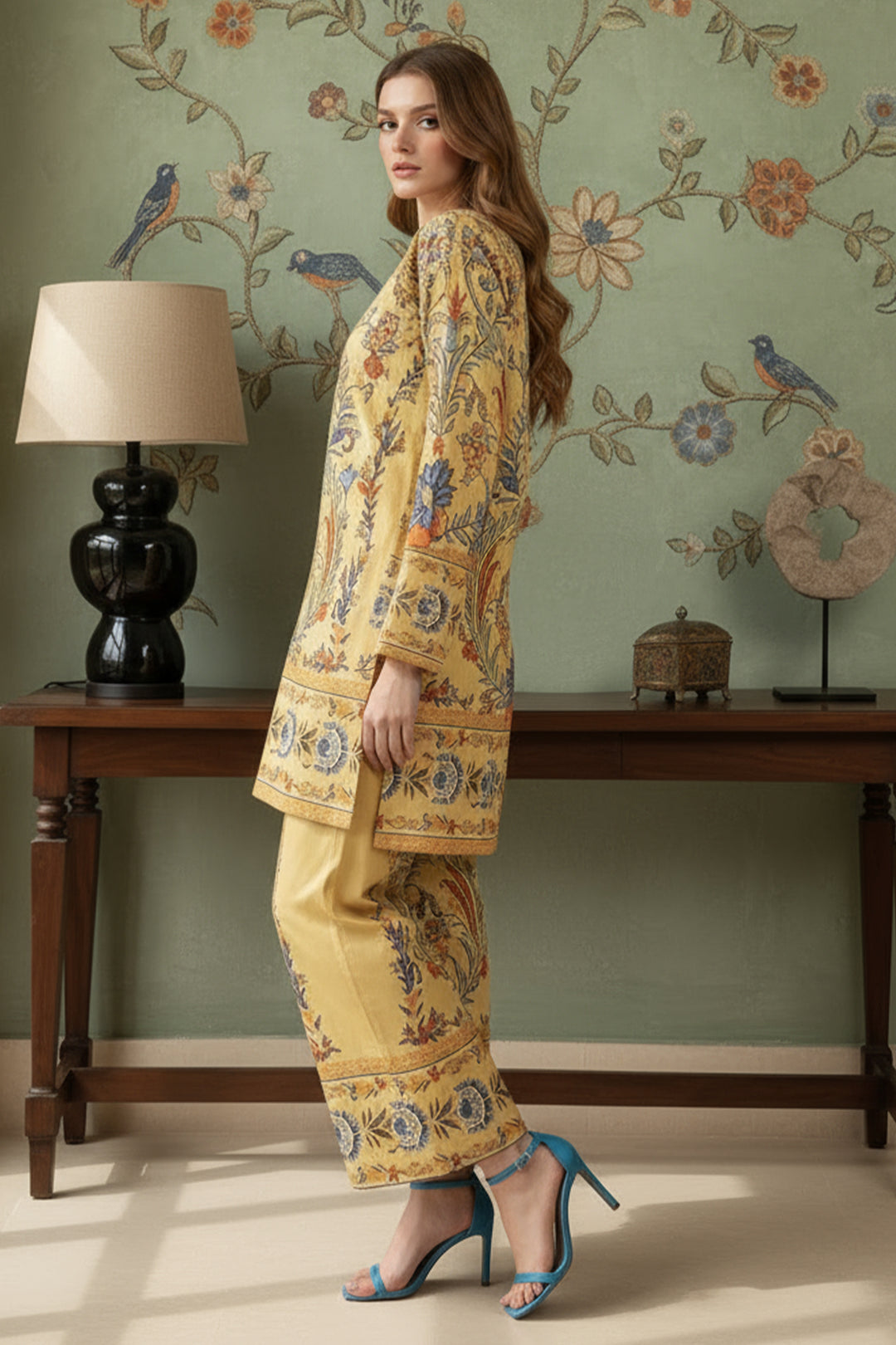 2 Pcs Printed Suit - 70