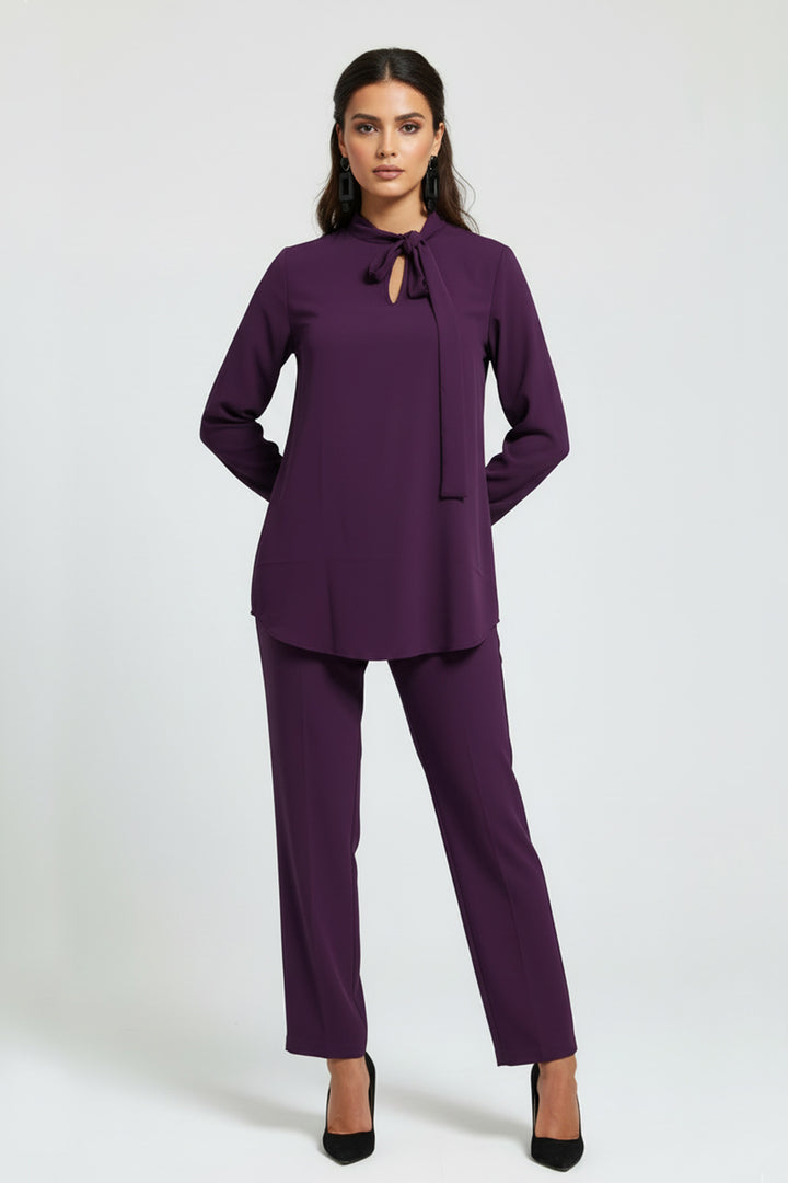 Plum Knot Co Ord Set