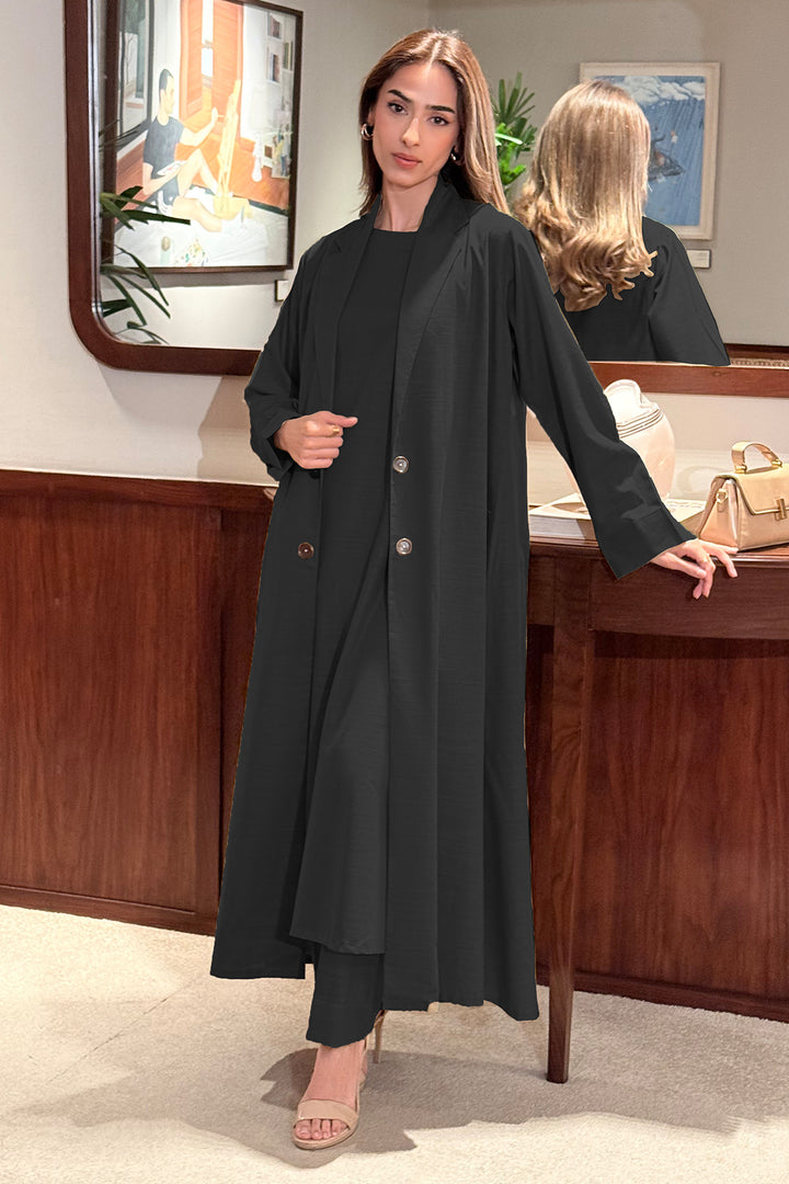 Black Layered Dress - 01