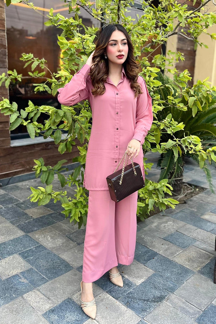 Tea Pink Co Ord Set - Peach Republic