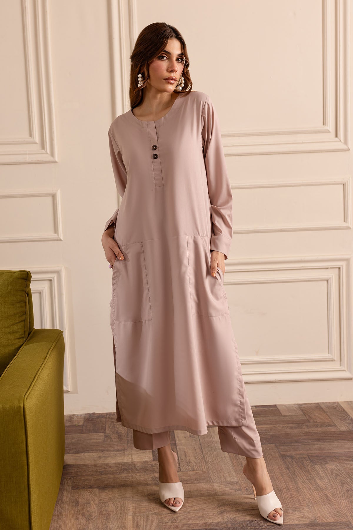 Tea Pink Dres0 - 01 - Peach Republic