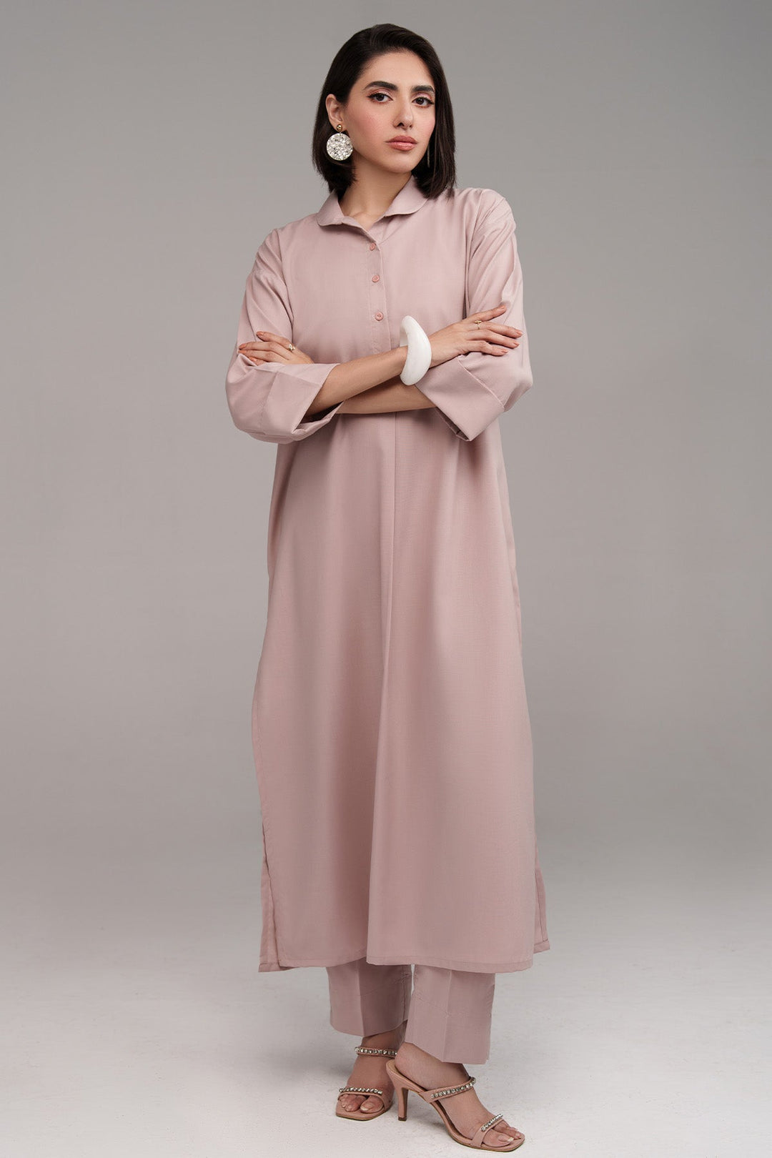 Tea Pink Dress - Peach Republic