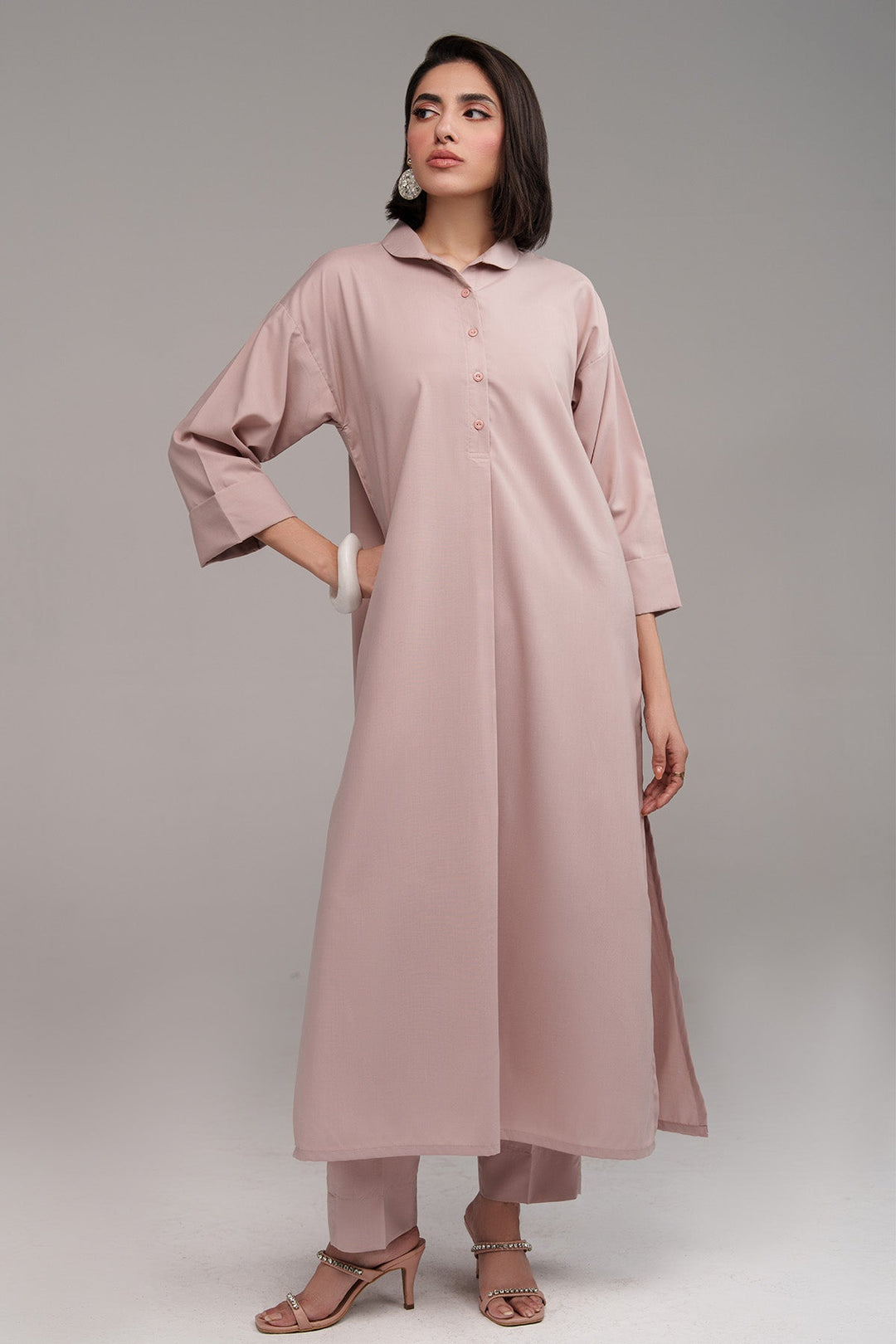 Tea Pink Dress - Peach Republic