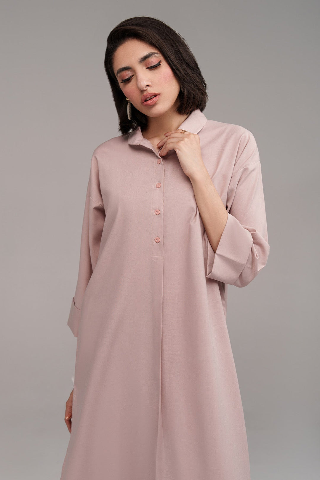Tea Pink Dress - Peach Republic