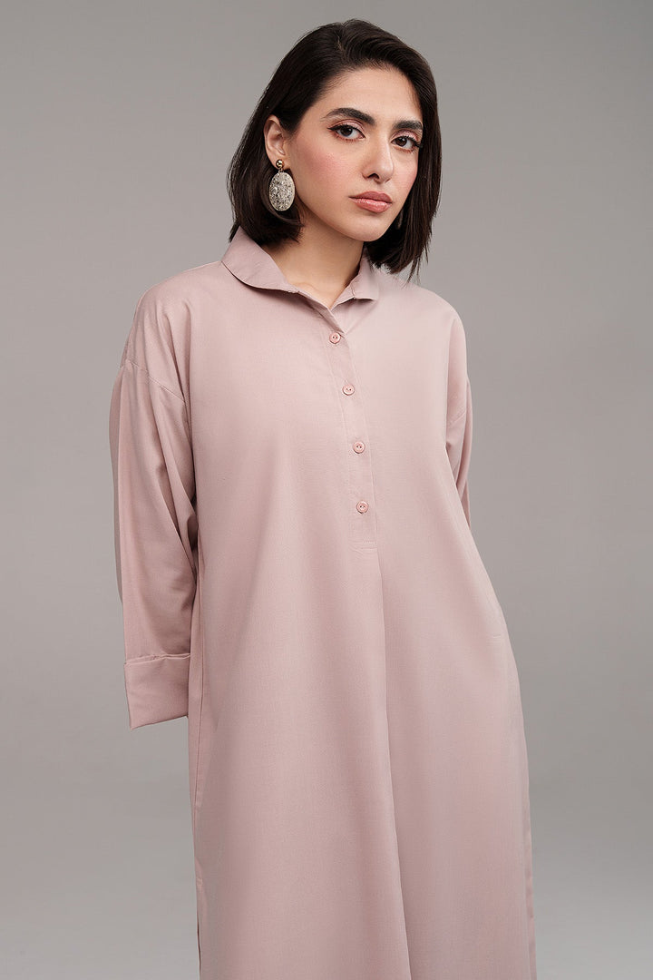 Tea Pink Dress - Peach Republic