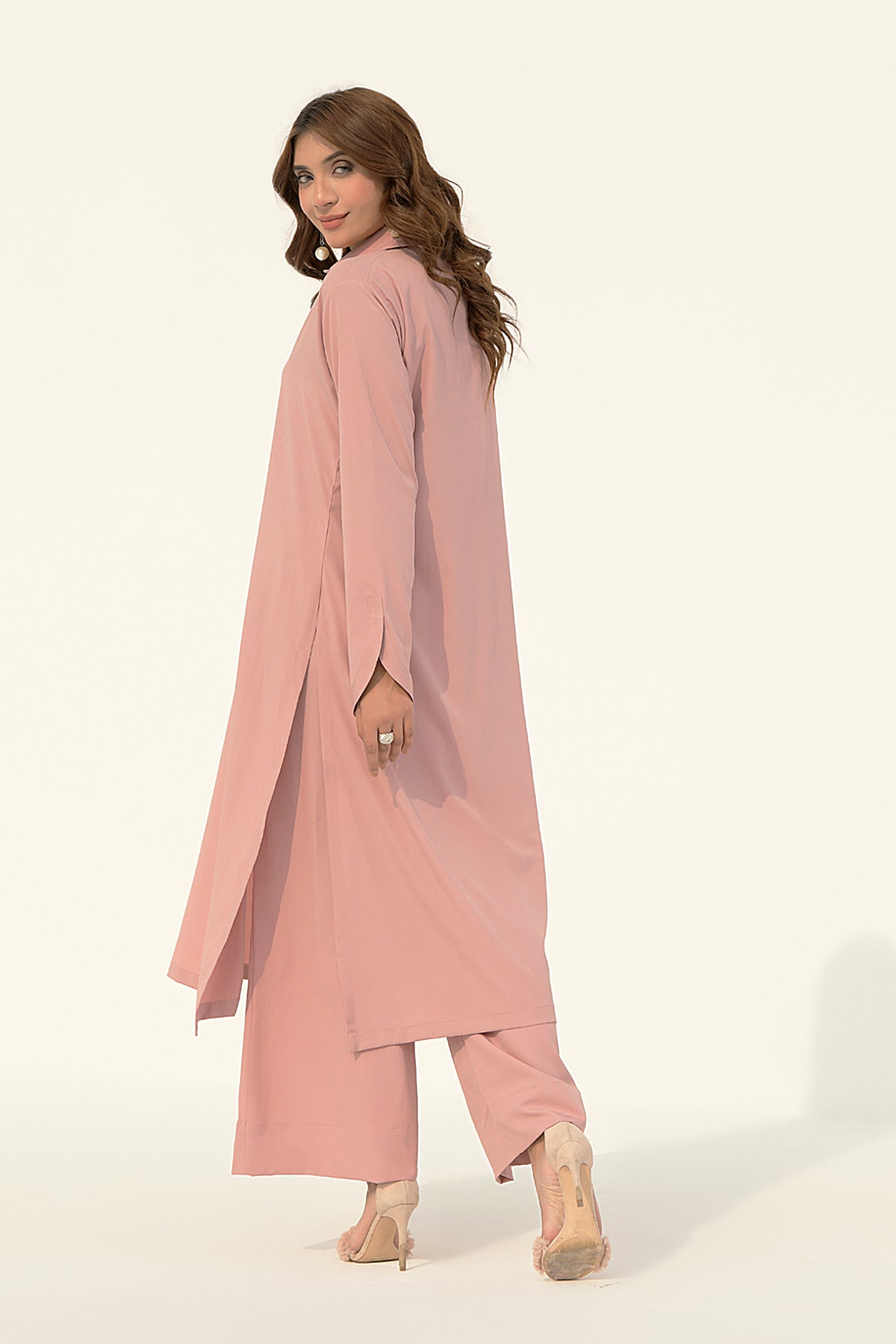 Tea Pink Grip Dress - Peach Republic