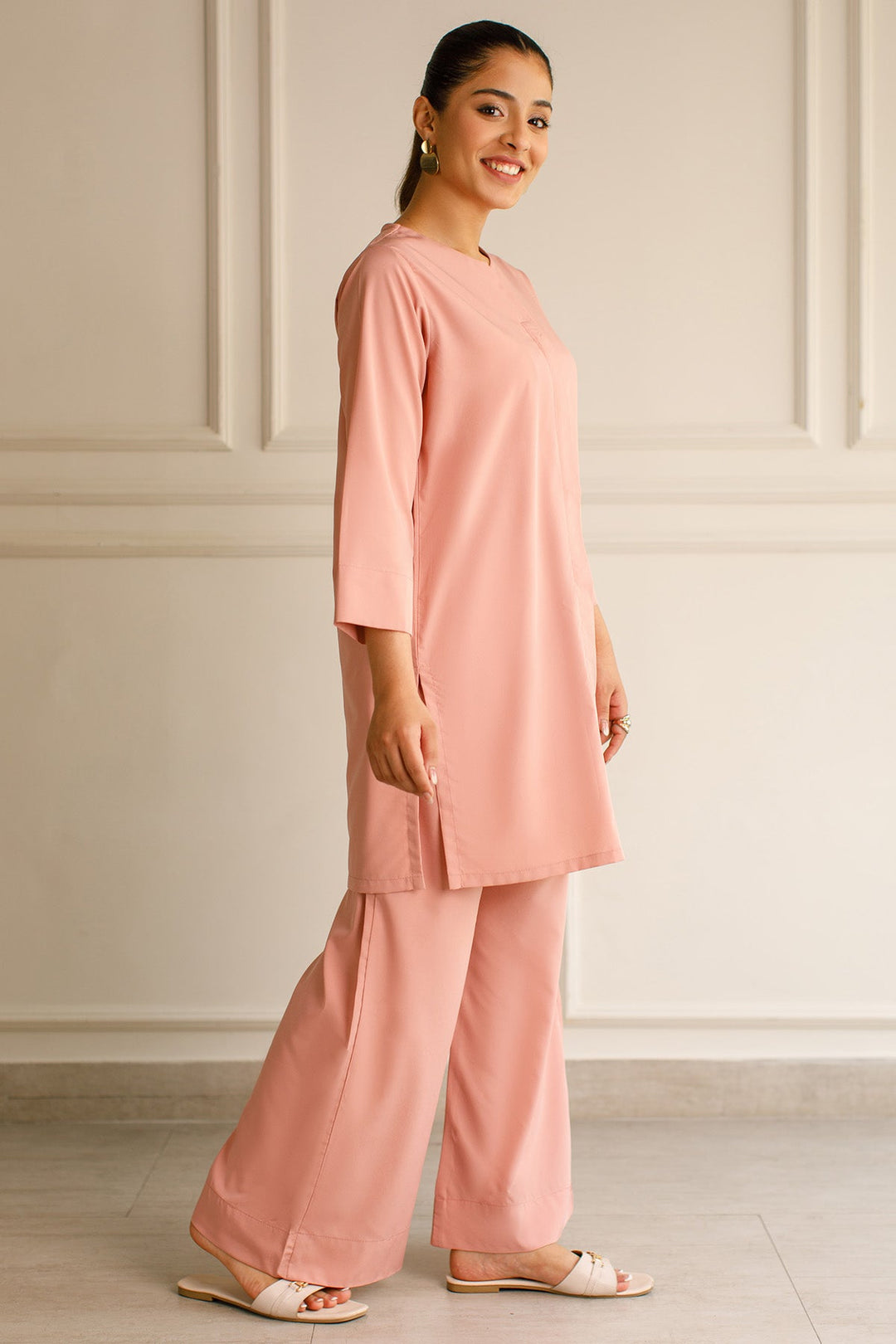 Tea Pink Tunic - 01 - Peach Republic