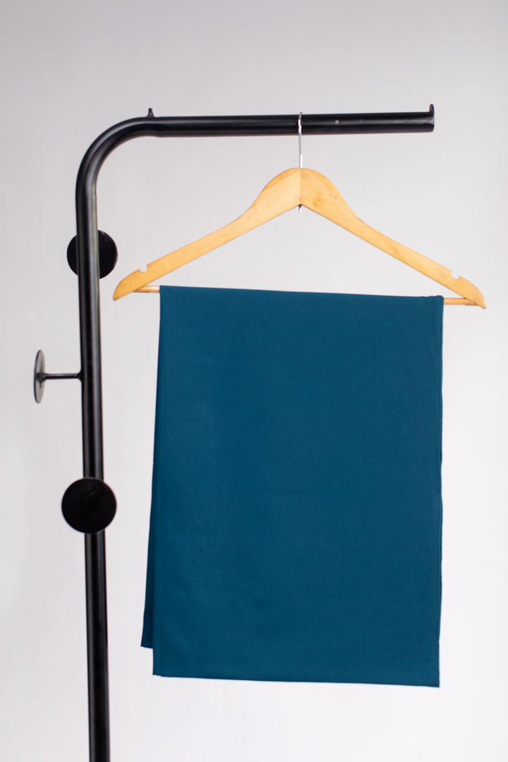 Teal Green Plain Scarf - Peach Republic